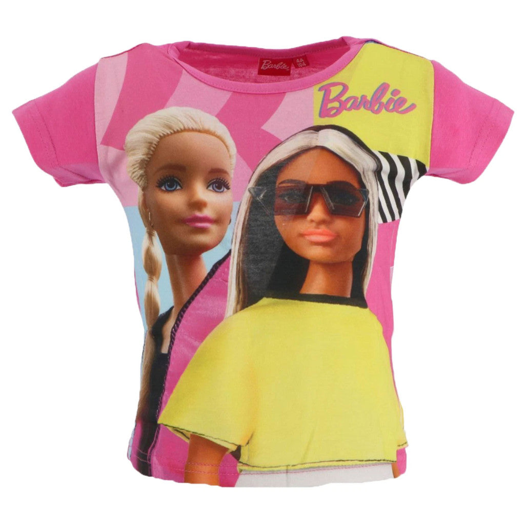 Barbie Icon Pink bērnu īsroku krekls, 3 gadi
