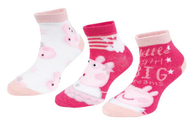 Peppa Pig Dream bērnu zeķītes bez redzamām malām 27/30