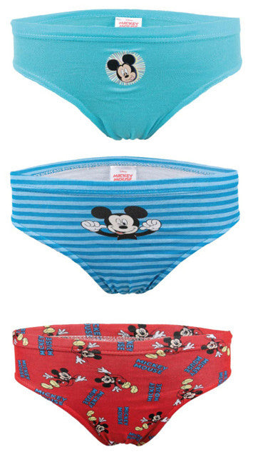 Disney Mickey bērnu apakšveļa, 3 gab. iepakojumā 122/128 cm