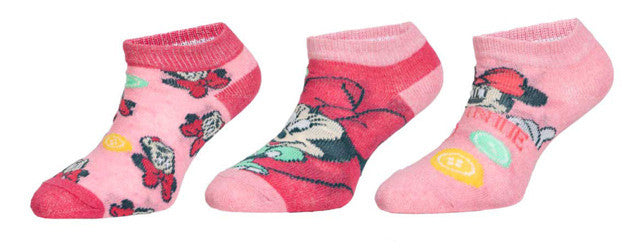 Disney Minnie Pinky Bow bērnu zemās zeķes 23/26