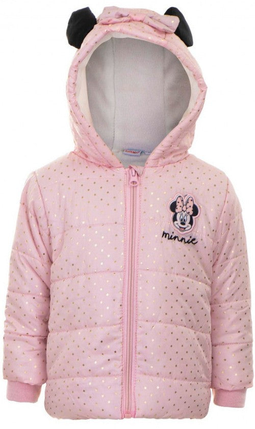 Disney Minnie mazuļu oderēta jaka 6 mēneši