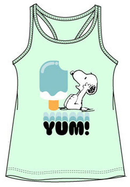 Snoopy Yum bērnu īsais T-krekls, topiņš 10 gadiem