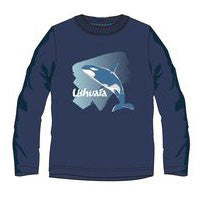Ushuaia Whale Whale vīriešu mājas T-krekls S