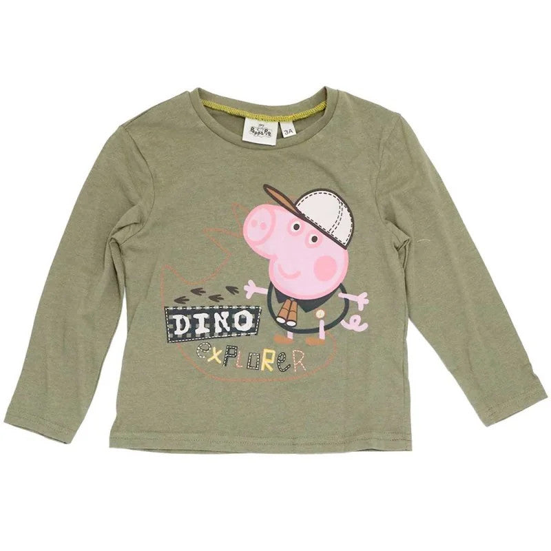 Peppa Pig Dino bērnu garais krekls, topiņš 5 gadiem