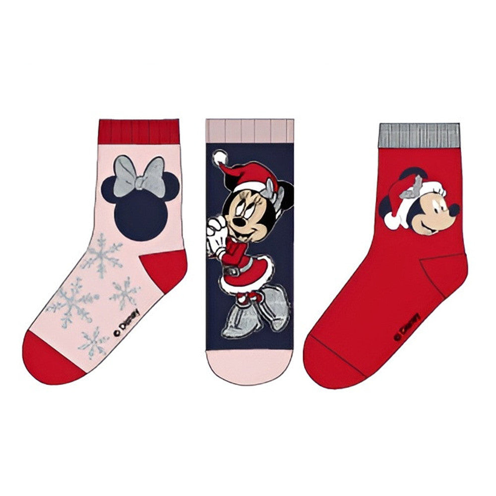 Disney Minnie Snow zilas Ziemassvētku bērnu zeķes 23/26