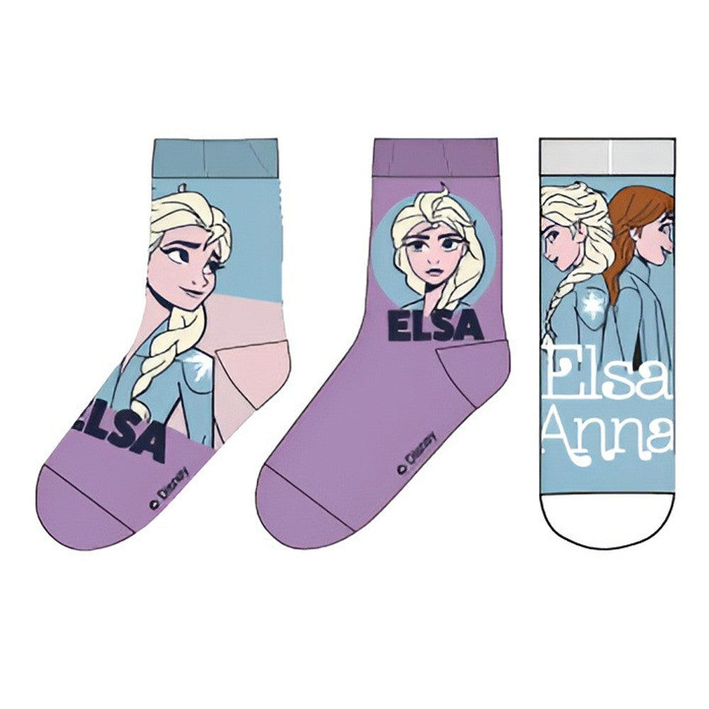 Disney Frozen Elsa violetas bērnu zeķes 27/30