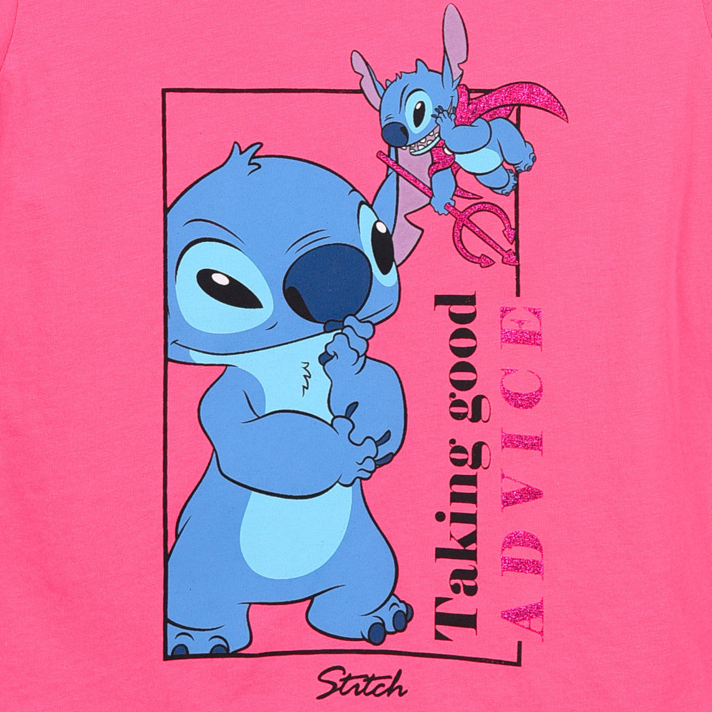 Disney Lilo un Stitch Advice bērnu īsais T-krekls, topiņš 6 gadi / 116 cm