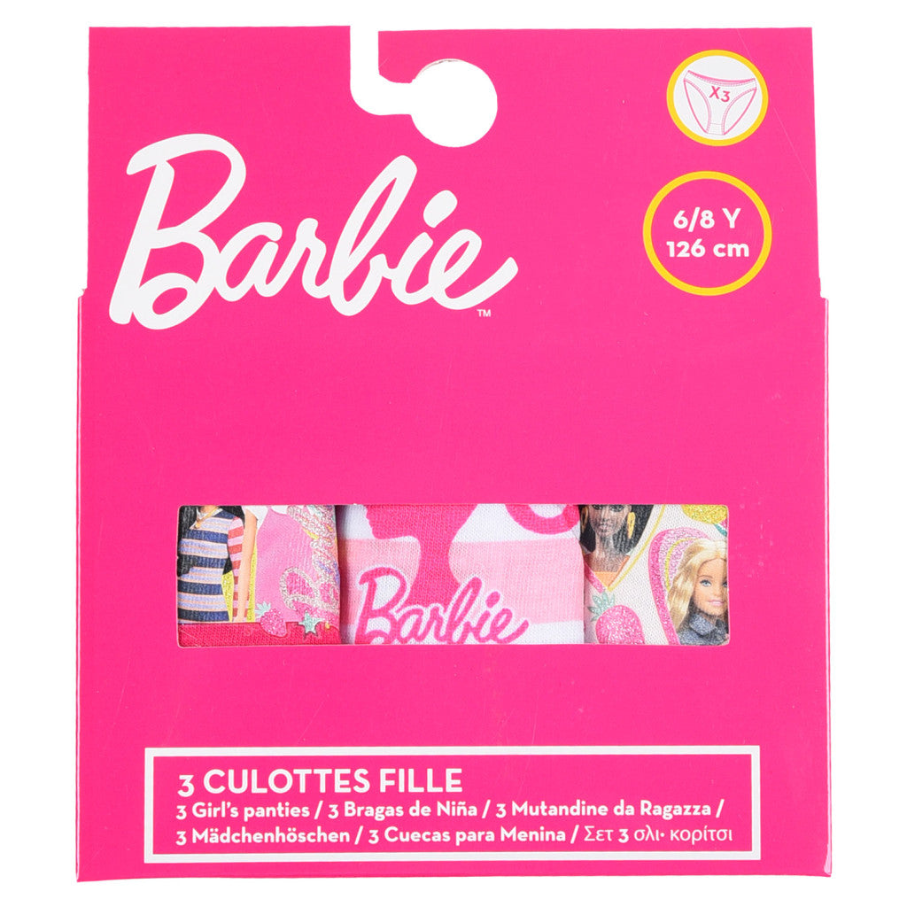 Barbie bērnu apakšveļa, biksītes 3 gab./iepakojumā 6/8 gadi