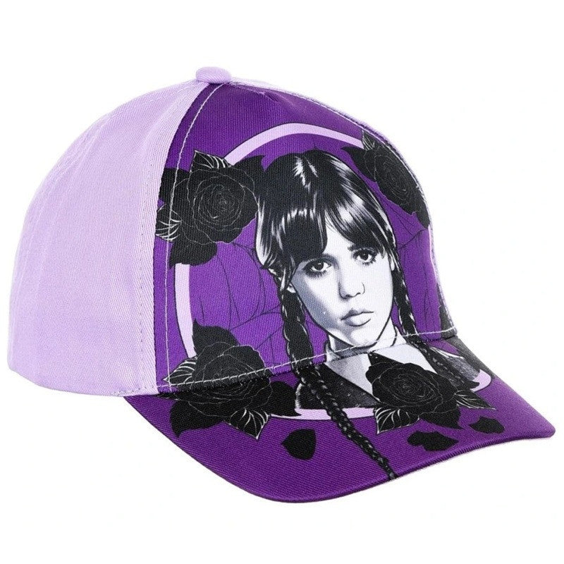 Wednesday Dark Vibes Purple bērnu beisbola cepure 52 cm