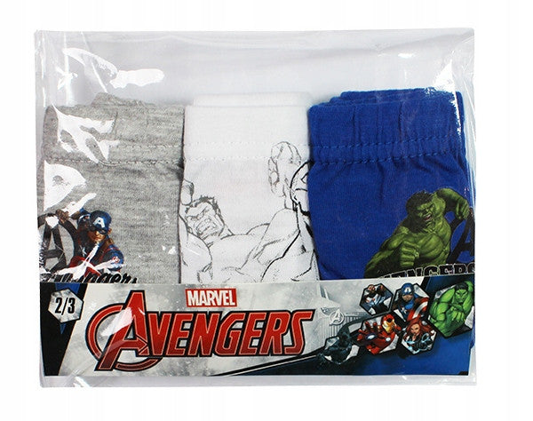 Avengers bērnu apakšveļa, apakšdaļa, 3 gabali/iepakojumā 2/3 gadi