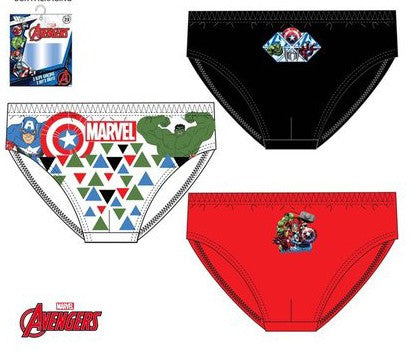 Avengers bērnu apakšveļa, apakšdaļa, 3 gabali/iepakojumā 4/5 gadi