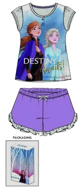 Disney Frozen bērnu īsā pidžama dāvanu kastītē 7 gadi