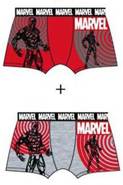 Atriebēji: Marvel, Melnā Pantera, vīriešu bokseršorti, 2 gab. iepakojumā, S