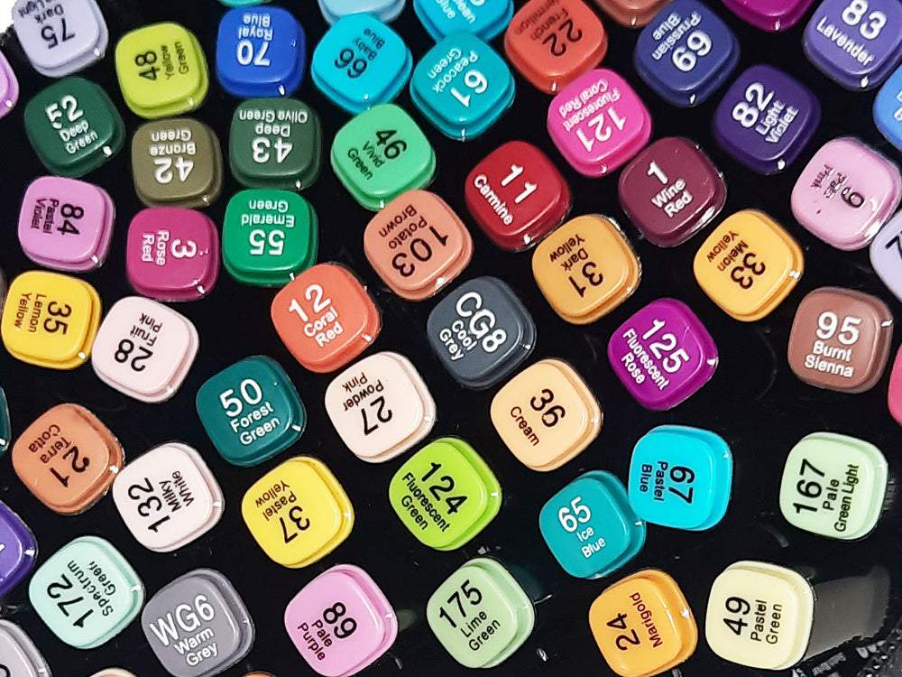 Marķieru komplekts 40 gab. ar somu