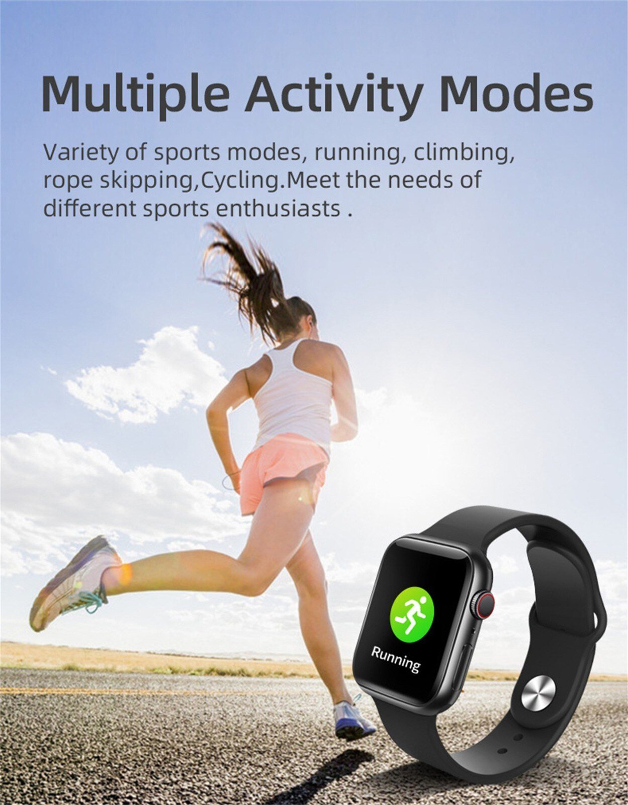 Viedpulkstenis smart-watch iWatch 6 44mm pedometrs, pulsa mērītājs