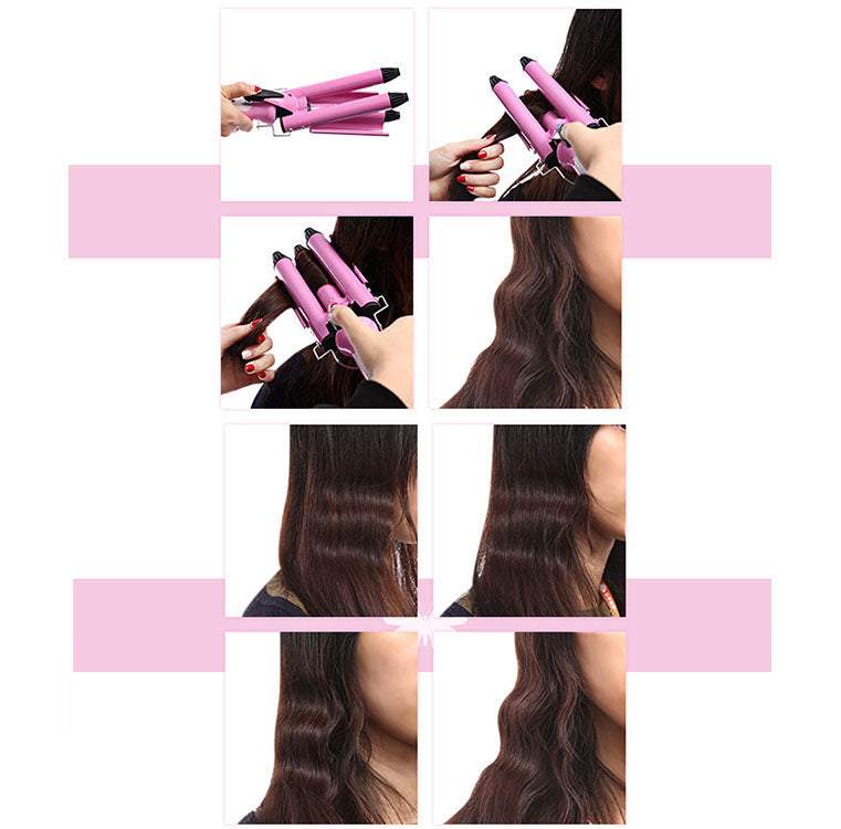 Matu lokšķēres, rozā, 3 ruļļi