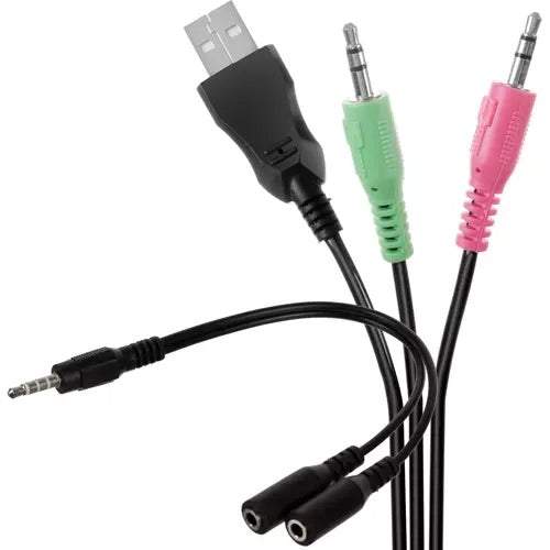 Spēļu austiņas ar mikrofonu RGB