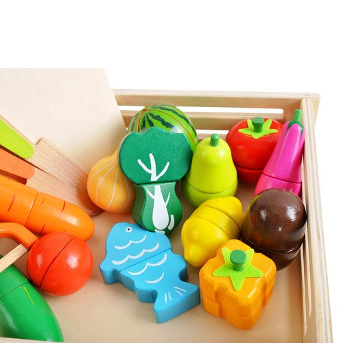 Koka dārzeņi griešanai