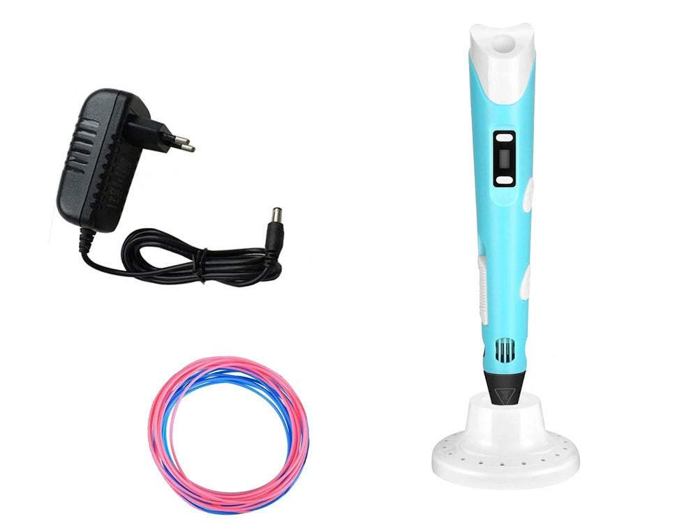 3D pildspalva + 9m zīmēšanas materiāls