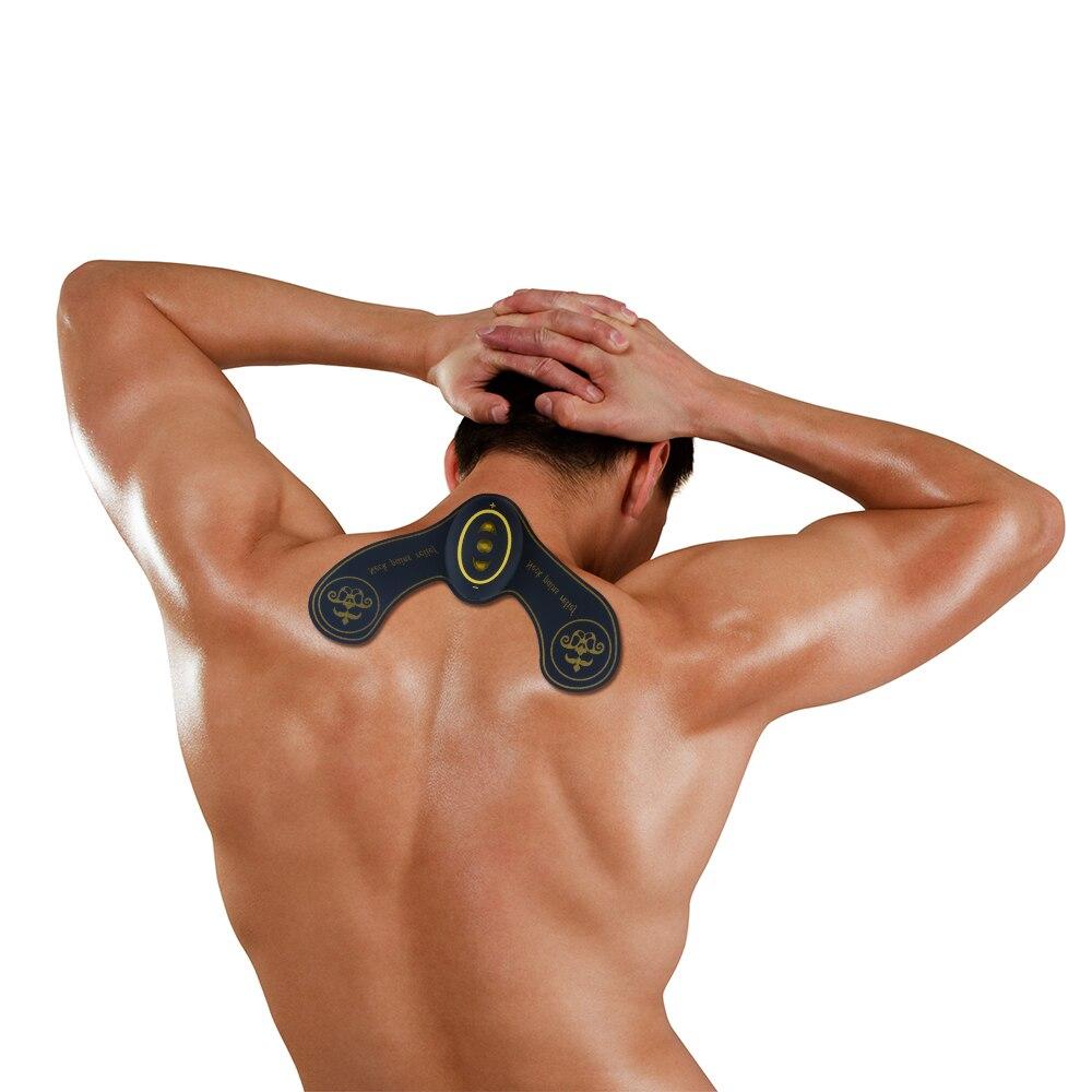 Kakla masieris EMS elektro-stimulators kakla masāžai