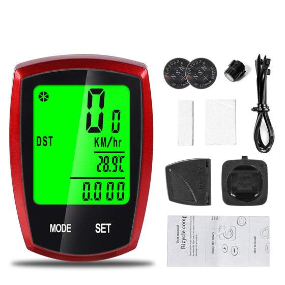 Velosipēda Dators, Spidometrs