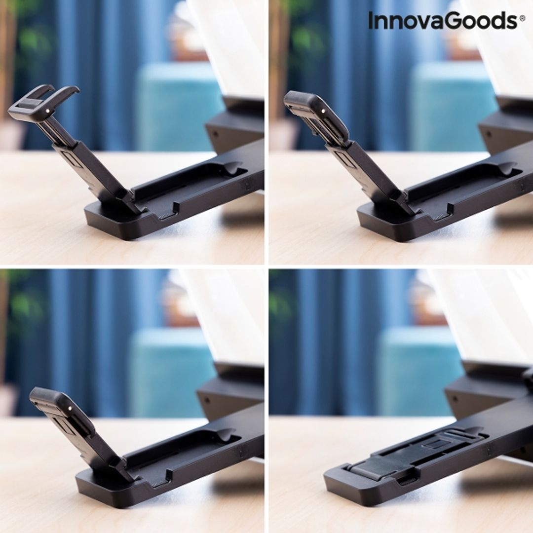 Telefona ekrāna palielinātājs 12” ar bezvadu skaļruņiem