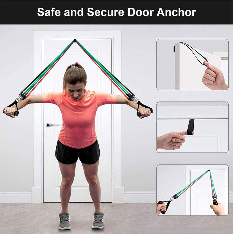 Pretestības gumijas komplekts 5 lentes treniņiem ,vingrinājumiem, fitnesam