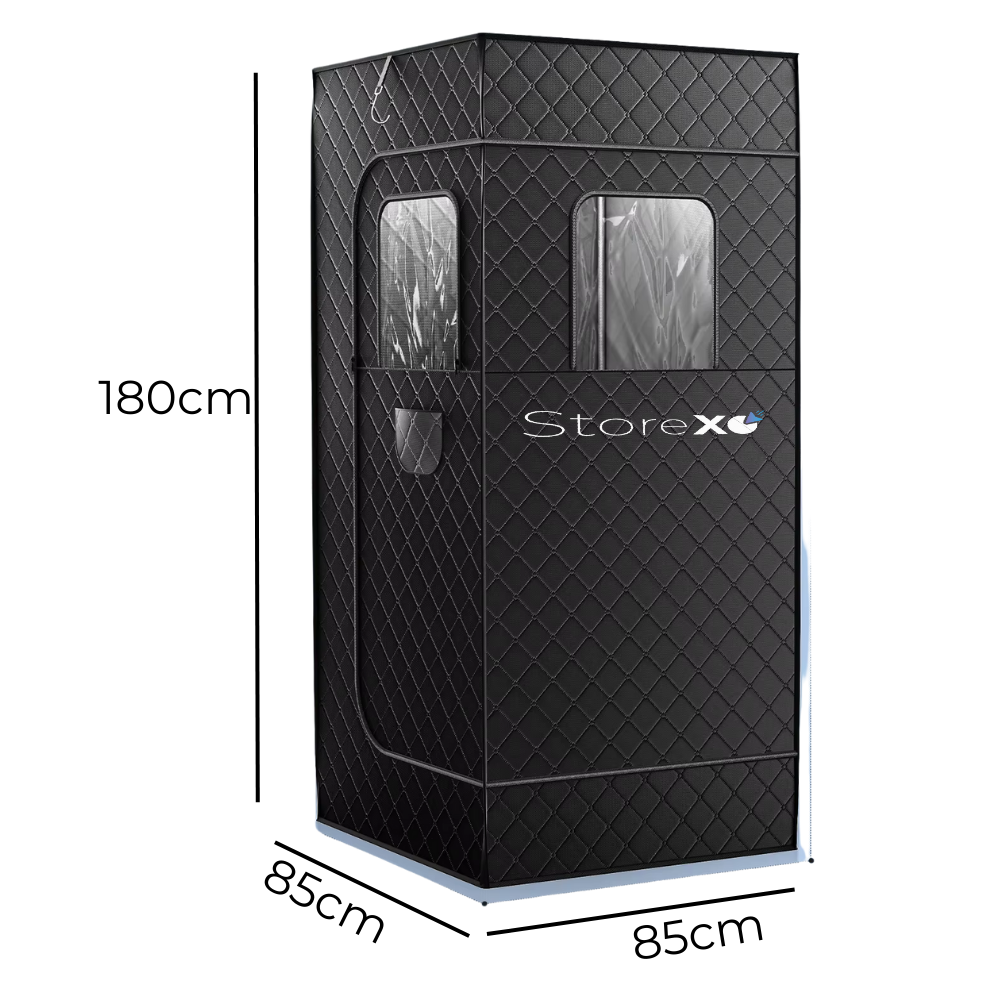 Tvaika pirts portatīvā mājas sauna, 1000W 3L ģenerators ar tālvadības pulti, StoreXO