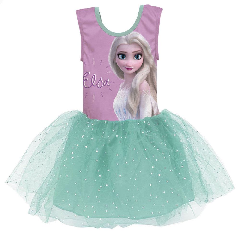 Disney Frozen Elsa bērnu tilla baletkleita 4-8 gadi