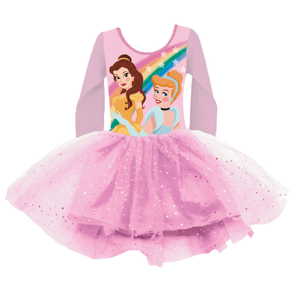 Disney Princess Rainbow bērnu tilla baleta kleita 2-6 gadiem