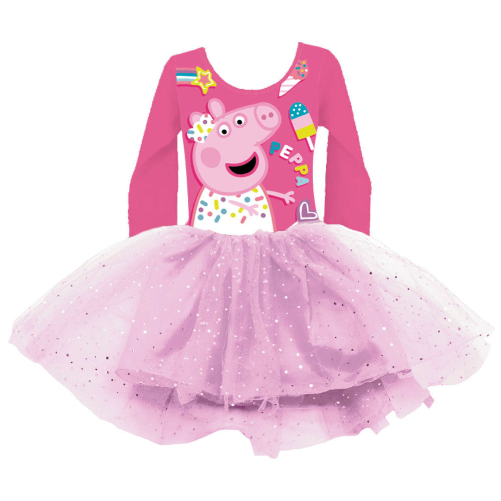 Peppa Pig Ice Cream bērnu baletkleita no tilla (2-6 gadi)