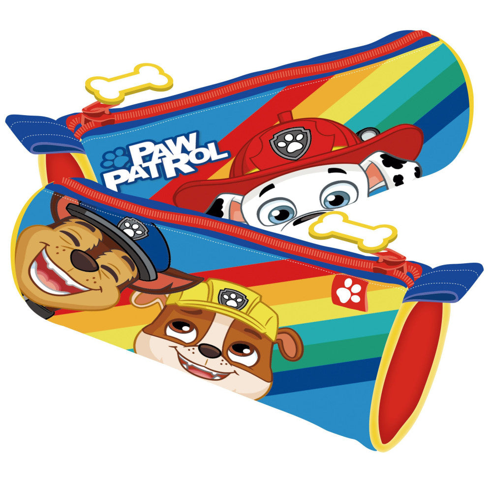 Ķepu patruļas varavīksnes zīmuļu maciņš 21 cm