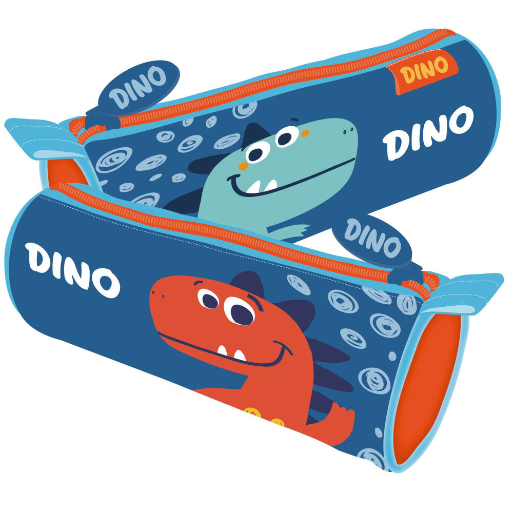 Dinozaura zils zīmuļu maciņš 21 cm