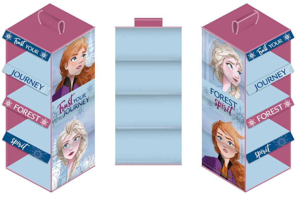 Disney Frozen piekarināmā skapja organizators, 4 daļas