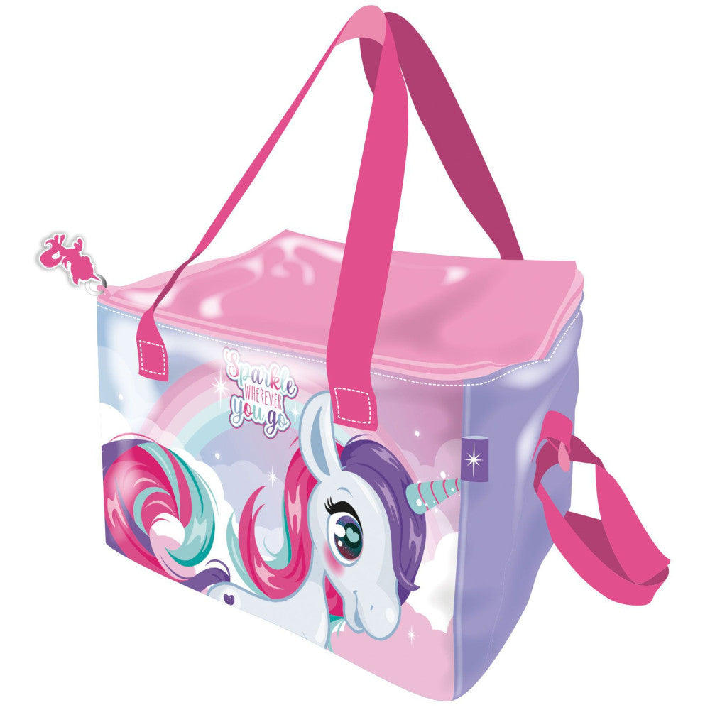 Unicorn Sparkle termo pusdienu soma, aukstumsoma 22,5 cm