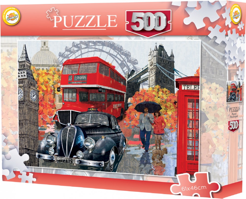 Pilsētas (Londona) 500 gabalu puzle
