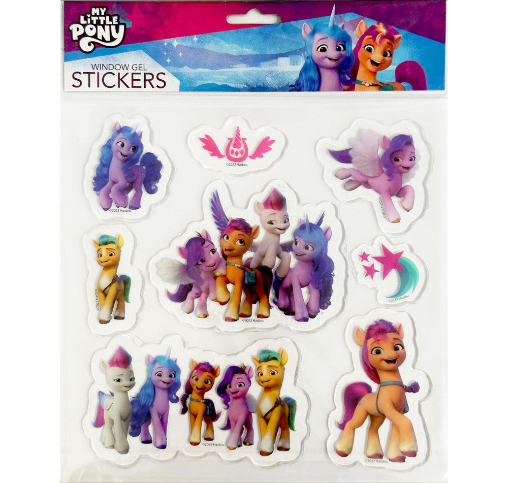 My Little Pony gēla logu uzlīmju komplekts