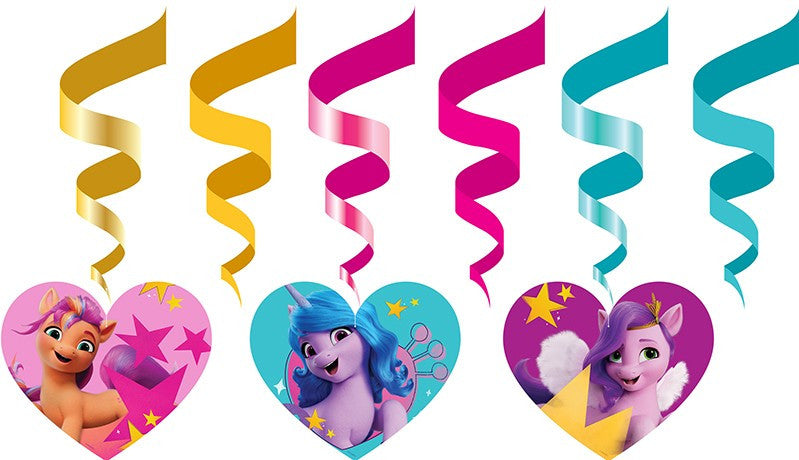 My Little Pony zvaigžņu lentīšu dekorāciju 6 daļu komplekts