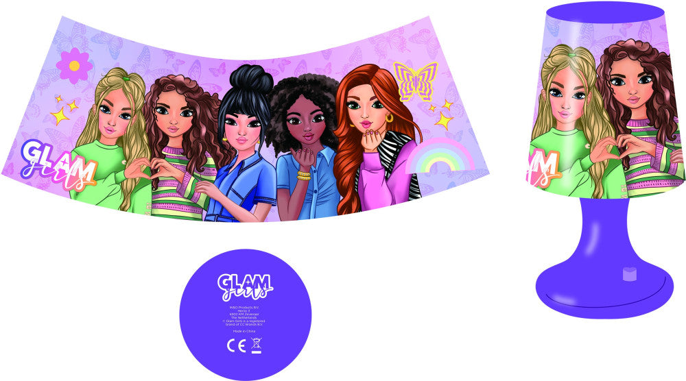 Glam Girls Team mini LED galda lampa