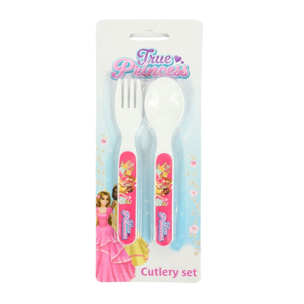 Princess True plastmasas galda piederumu komplekts - 2 daļas
