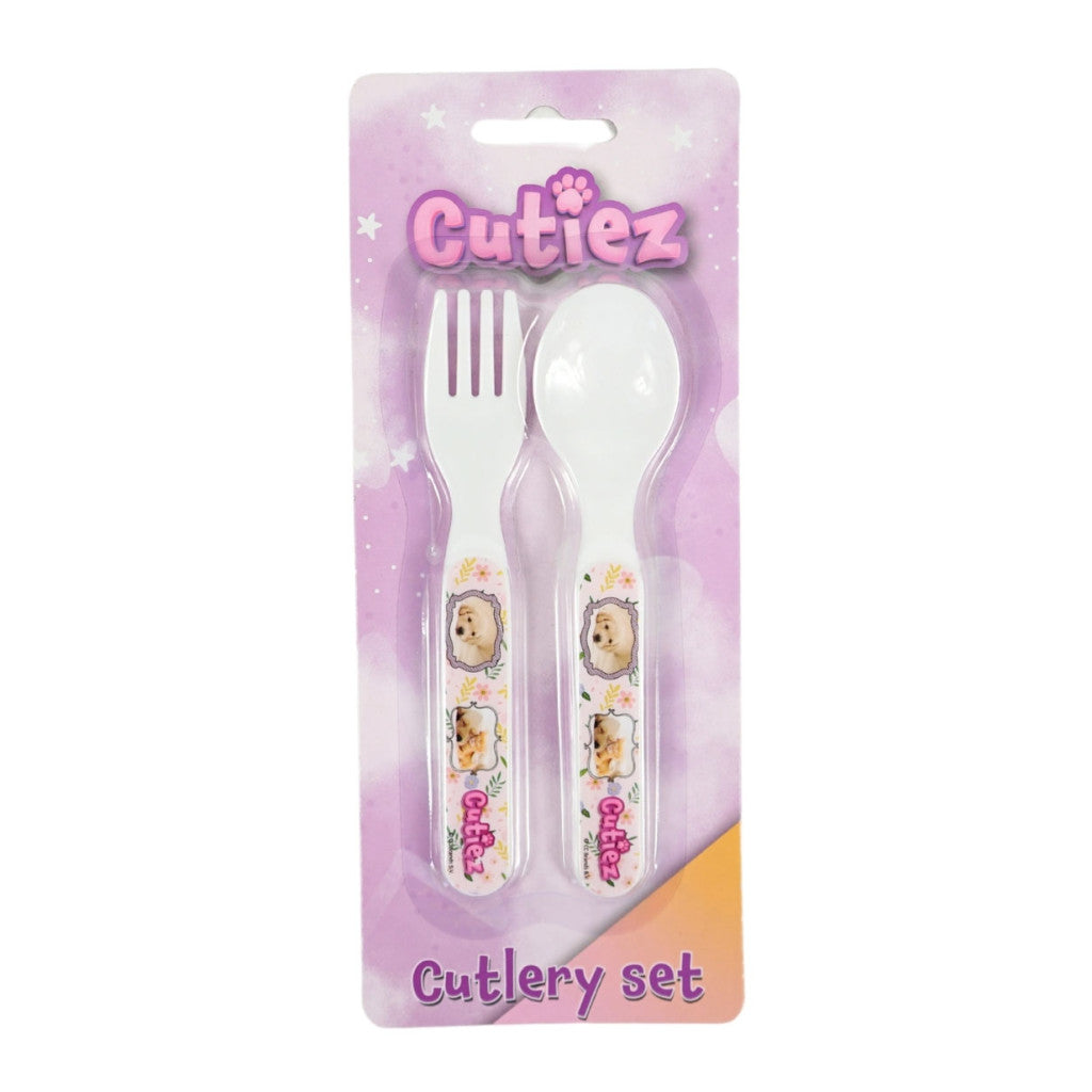 Animals Cutiez plastmasas galda piederumu komplekts - 2 gabali