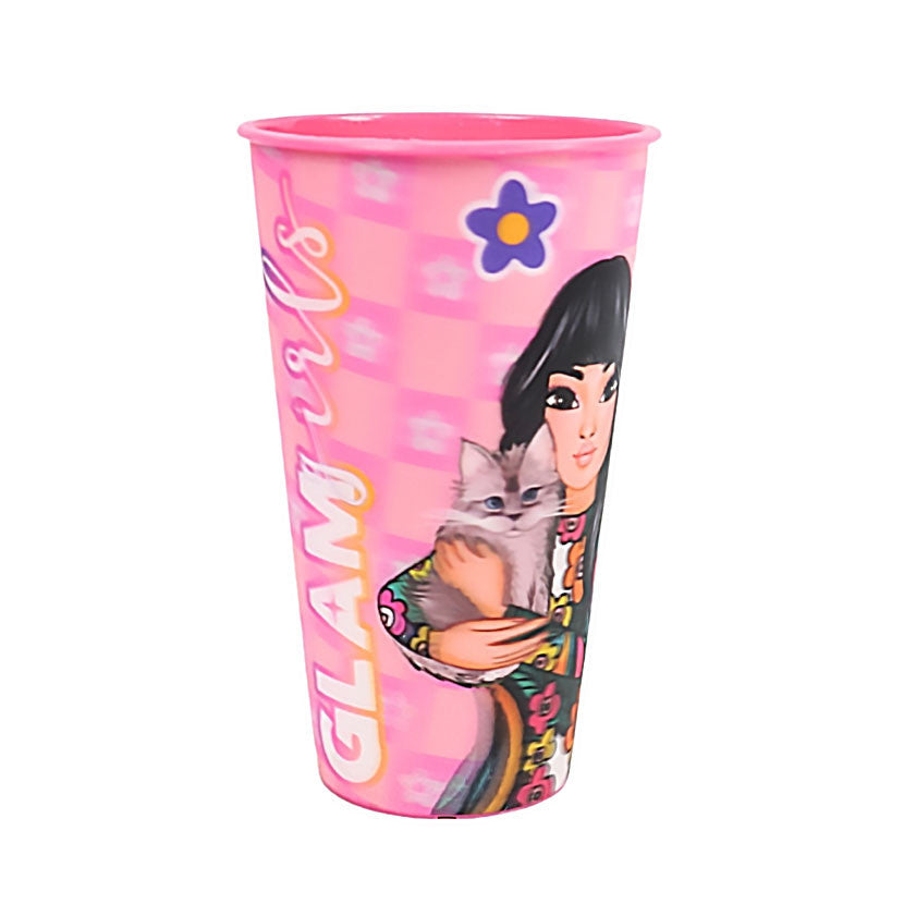 Glam Girls Team 3D efekta plastmasas krūze 480 ml