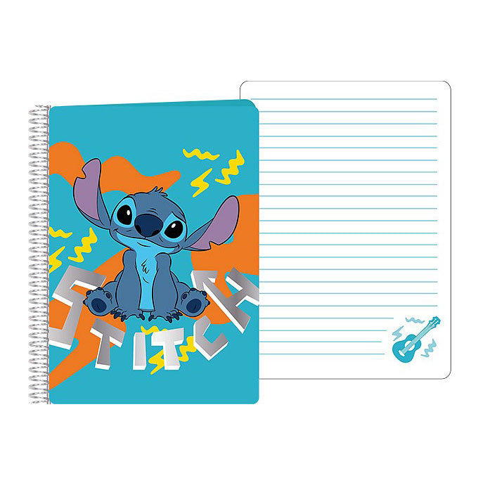 Disney Lilo un Stitch zila spirālveida piezīmju grāmatiņa A5