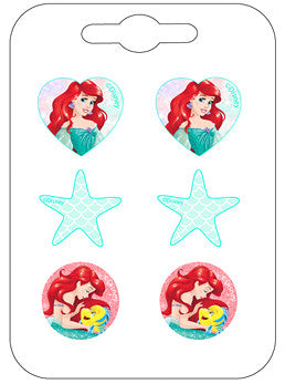 Disney princeses Ariel auskaru komplekts 3 pāri