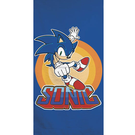 Sonic the Hedgehog Sonic the Hedgehog vannas dvielis, pludmales dvielis 70x140cm (ātri žūstošs)