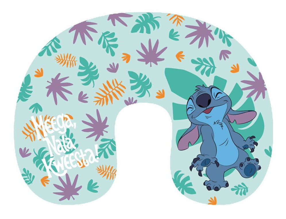Disney Lilo un Stitch Fun Colores ceļojumu spilvens, kakla spilvens
