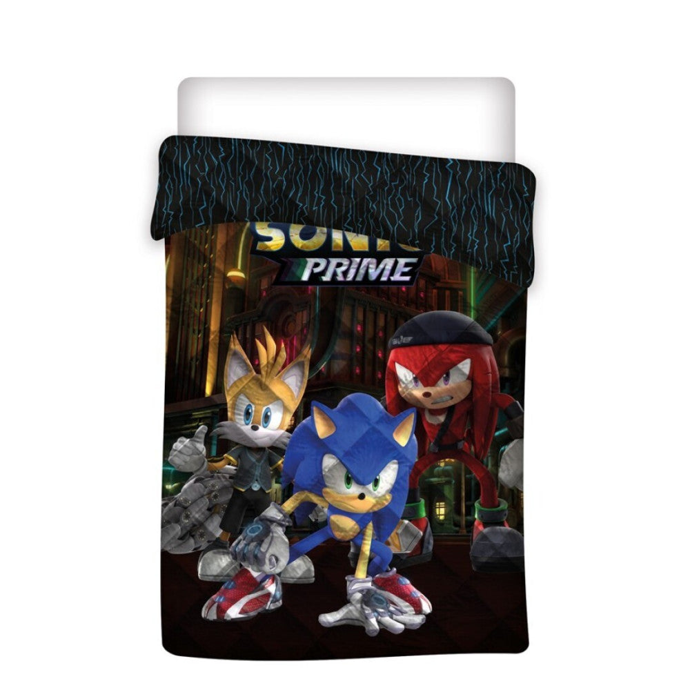 Sonic the Hedgehog Prime stepēts gultas pārklājs, sega 140x200cm