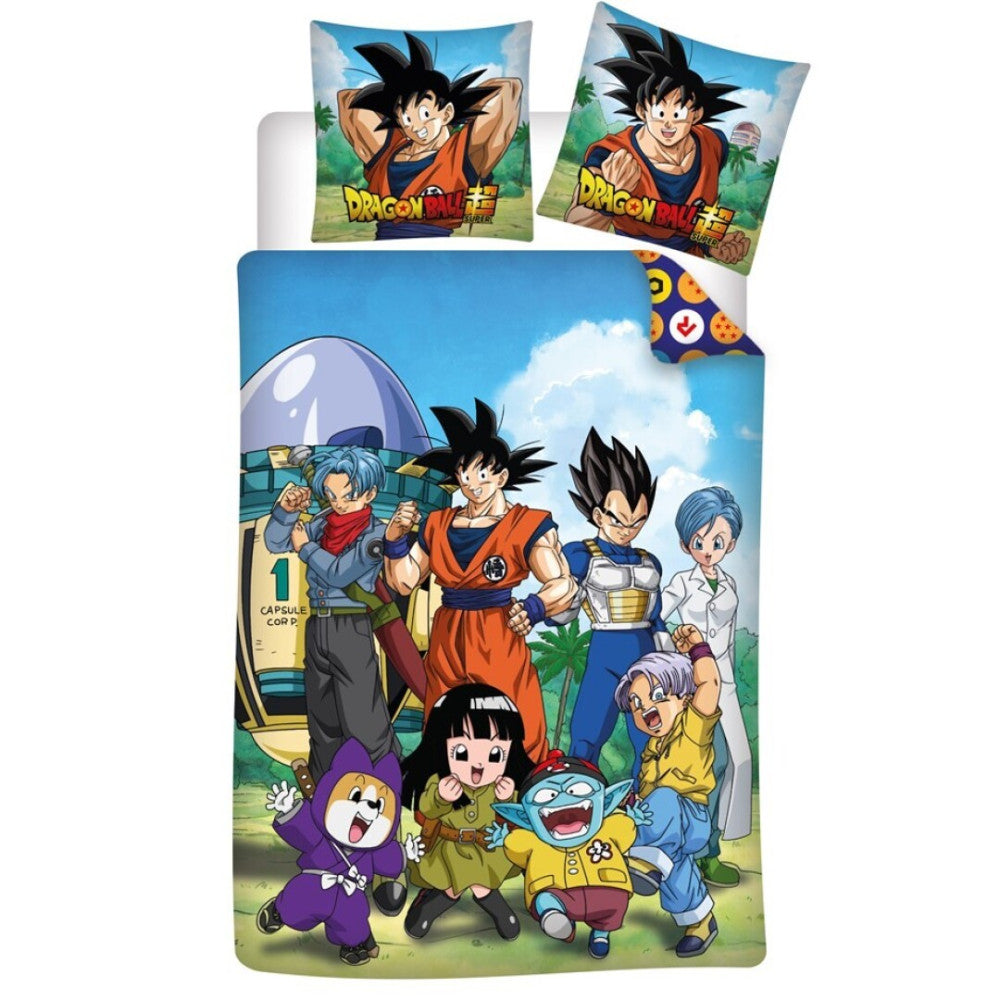 Dragon Ball Cosmic gultasveļas komplekts 140√ó200cm, 65√ó65 cm