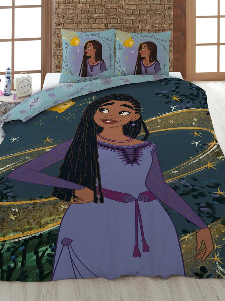 Disney Wish Serenity gultasveļas pārvalks 140–200 cm, 65–65 cm