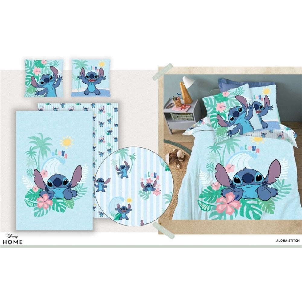 Disney Lilo un Stitch gultasveļas komplekts 140–200 cm, 65–65 cm